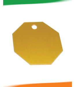 Imarc STOP SIGN OCTAGON LARGE GOLD