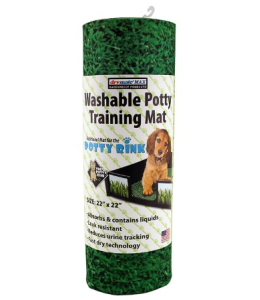 Drymate 56Cms X 56 Cms Green Grass Washable Potty Mat