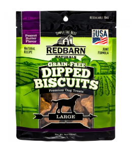 Red Barn Grain Free Dipped Biscuits Large Peanut Butter