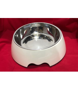 Nutrapet Melamine Round Bowl Cream L:22 * 7.5Cms 700/ml23.6oz