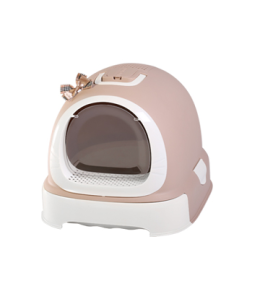 Nutrapet Fantastic Cat Litter Toilet - BROWN(Small Cats) ) L52×W42×H40cm
