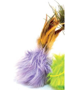 Kung Fu Kitty Feather Catnip Fury Toy