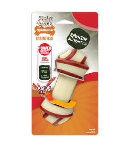 Nylabone Power Chew Rawhide Alternative Knot Bone Wolf