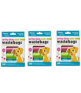 Petkin Spring Clean Waste Bags - 240ct