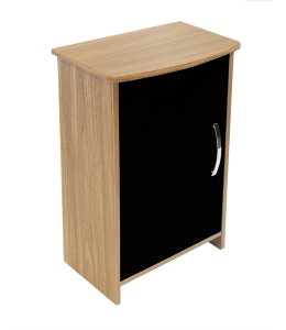 Aqua One AquaVue 480 Cabinet 48x28x74cm Black Gloss Reversible Door (walnut)