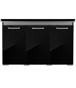 Aqua One AquaVogue Cabinet 245 120wx45dx55cm Black Gloss With Grey NEW STYLE) CABINET ONLY