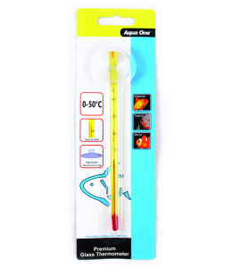 Aqua One Glass Thermometer Large