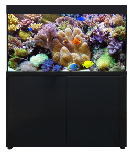 Aqua One AquaReef 400 Marine Set (series 2) 128x50x70cm H (black)) CABINET + AQUARIUM