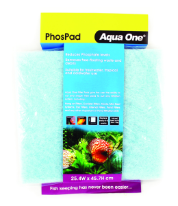 Aqua One Phos Pad - Self Cut Filter Pad 25.4 W X 45.7cm H