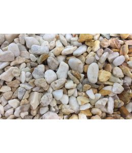 Nutrapet Machine-made pebble washed (WHITE/GOLDEN) 10 KG