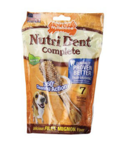 Nylabone Nutri Dent Adult Filet Mignon 7ct Medium