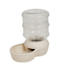 PETMATE ASPEN PET LEBISTRO FEEDER 1GAL BLEACHED LINEN