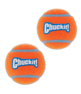 Petmate Chuckit! Tennis Ball 2-Pack Shrink Small