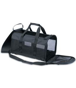 PETMATE SOFT SIDED KENNEL CAB LARGE UP TO 15LBS ~ BLACK - 20" x 11.5" x 12" (50.8 x 29.2 x 30.4 cm)