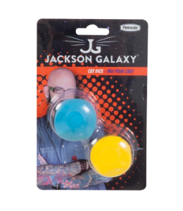 PETMATE JACKSON GALAXY CAT DICE RUBBER AND SOFT