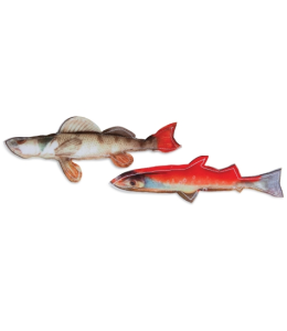 PETMATE JACKSON GALAXY MARINATER TOY PHOTO FISH 2-PACK