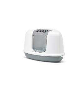 Savic Cat toilet Nestor corner white/grey 58x45x40cm