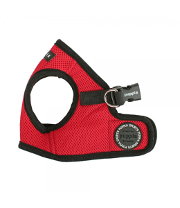 PUPPIA SOFT VEST HARNESS B RED S Chest 11.8-12.6"