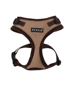 PUPPIA RITEFIT HARNESS BEIGE M Neck 11.02-13.17" Chest 15.35-21.26"