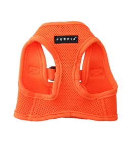 PUPPIA NEON SOFT VEST HARNESS B ORANGE L Neck 11.41" Chest 16.92"