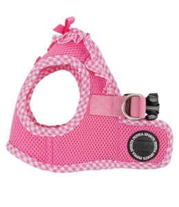 PUPPIA VIVIEN HARNESS B PINK S Neck 8.26" Chest 12.20"