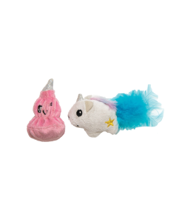 Pet Stages Unicorn & Poo 2pk Mlt XS