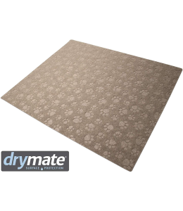 Dry Mate Litter Trapping Mats Debossed Paw Litter Mat Taupe 28 X 34 Inches