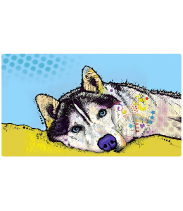 Dry Mate Placement Mats For Dogs Siberian Husky 16 X 28 Inches