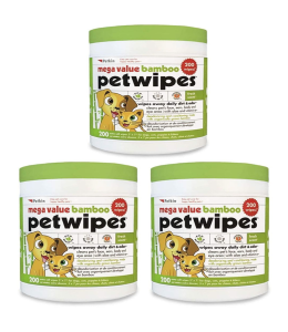 Petkin Extra Mega Valu Bamboo Petwipes 200ct