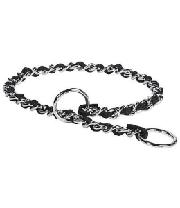 PETMATE COMFORT CHAIN DOG COLLAR 3MM X 26" BLACK