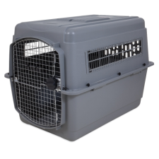 PETMATE SKY KENNEL VAULT DOOR 40" 70-90lbs ~ GRAY - 40" x 27" x 30" (101.6 x 68.5 x 76.2 cm) (IATA APPROVED)