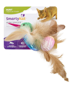 Smartykat® Hum Singer™ Humming Bird Electronic Sound Cat Toy