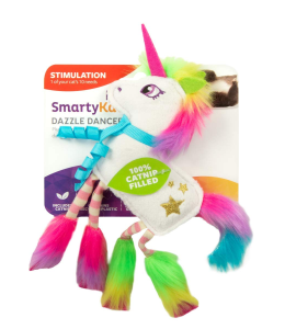 SmartyKat® Dazzle Dancer™ Disco Unicorn with Felt Cat Toy