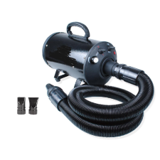 NutraPet C4 blower 2200 W with 1-M flexible tube and several nozzles-BLACK