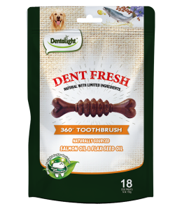 Dentalight 3" Dent Fresh 360° Toothbrush Coat care×18pcs 150g