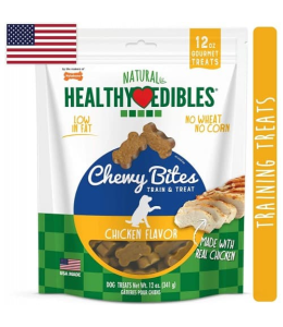 Nylabone Healthy Edibles Grain Free Chewy Bites Chicken Flavor