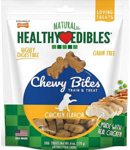 Nylabone Healthy Edibles Chewy Bites Chicken Flavor 6 oz