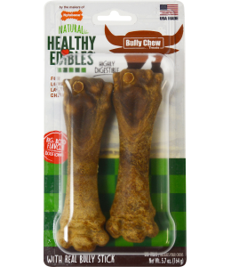 Nylabone Healthy Edibles Bully Bones 2 count Large