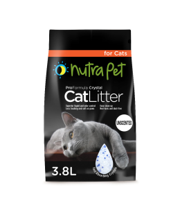 Nutrapet Cat Litter Silica Gel 3.8L- Non Scented ( Pack of 8) 30.4 L