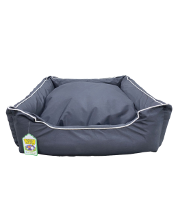 NUTRAPET L-69CM W-64CM H-25CM W/R LOUNGER BED BLACK S