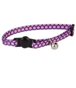 ASPEN PET FASHION CAT COLLAR 3/8" X 8-12" HAPPY VIOLET