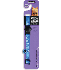 ASPEN PET FASHION CAT COLLAR 3/8" X 8-12" FERN BLUE