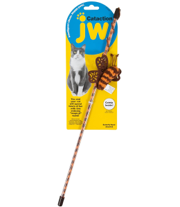 PETMATE JW CAT BUTTERFLY WAND TOY