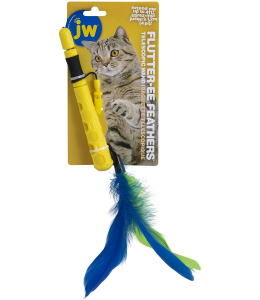 Petmate Jw Cat Telescopic Fluttery Feather Wand