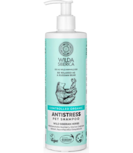 Wilda Siberica. Controlled Organic, Natural & Vegan Antistress pet shampoo, 400 ml