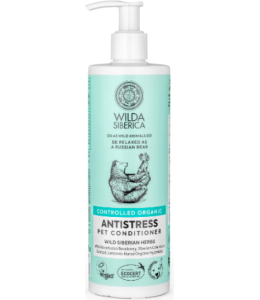 Wilda Siberica. Controlled Organic, Natural & Vegan Antistress pet conditioner, 400 ml