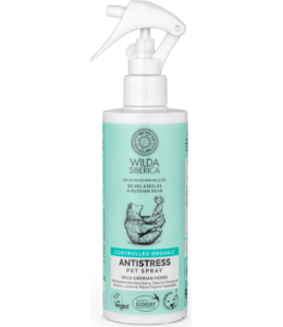 Wilda Siberica. Controlled Organic, Natural & Vegan Antistress pet spray, 250 ml