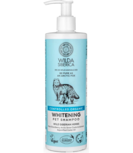 Wilda Siberica. Controlled Organic, Natural & Vegan Whitening pet shampoo, 400 ml