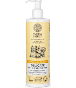Wilda Siberica. Controlled Organic, Natural & Vegan Delicate pet conditioner, 400 ml