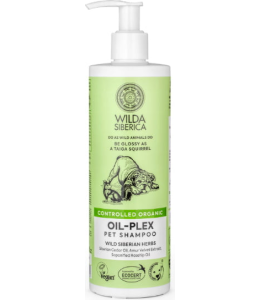 Wilda Siberica. Controlled Organic, Natural & Vegan Oil-plex pet shampoo, 400 ml